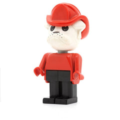 LEGO fab2h - Fabuland Figure Bulldog 8 (Fire Helmet)