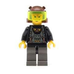 LEGO rck001 - Axel (Trans-Neon Green Visor)