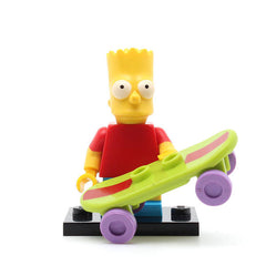 LEGO colsim-02 - Bart Simpsons, The Simpsons, Series 1 (Set mit Stand und Zubehör)