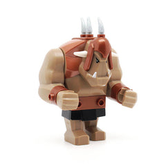 LEGO cas358 - Big Figure (Fantasy Era - Troll, Dark Tan with Copper Armor)