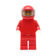 LEGO rac024 - F1 Ferrari Driver (Helmet and Balaclava - without Torso Stickers)