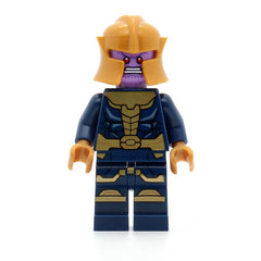 LEGO sh0696 - Thanos (Dark Blue Legs Plain, Dark Blue Arms, Pearl Gold Helmet)
