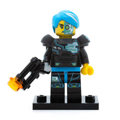 LEGO col16-3, Cyborg, Series 16 (Set mit Stand und Zubehör)