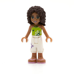 LEGO frnd004 - Friends Andrea (White Cropped Trousers, Lime Halter Neck Top)