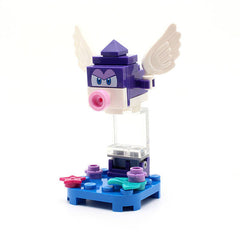 LEGO char02-2 - Spiny Cheep Cheep, Super Mario, Series 2 (Set mit Stand und Zubehör)