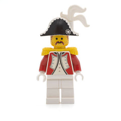 LEGO pi074 - Imperial Guard (Admiral with White Plume Triple)