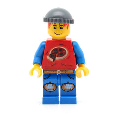 LEGO ixs011 - Xtreme Stunts Pepper Roni (Dark Bluish Gray Knit Cap)