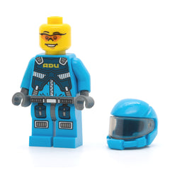 LEGO ac001 - Alien Defense Unit Soldier 1 (Dark Bluish Gray Hips)