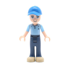 LEGO frnd066 - Friends Andrew (Dark Blue Trousers, Medium Blue Polo Shirt, Blue Cap)