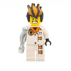 LEGO agt013a - Dr. Inferno (Metallic Silver Claw)