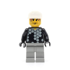 LEGO soc098 - Soccer Player (White Team Goalie with #1)