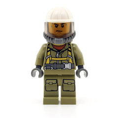 LEGO cty0682 - Volcano Explorer (Male Worker, Suit with Harness, Construction Helmet, Breathing Neck Gear)