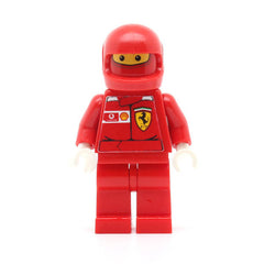 LEGO rac025s - F1 Ferrari Pit Crew Member (Vodafone Shell Torso Stickers)