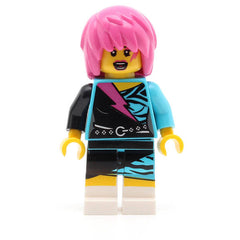 LEGO col111 - Rocker Girl, Series 7 (Minifigur ohne Stand und Zubehör)
