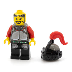LEGO cas036 - Knights' Kingdom I (Knight 1, Dark Gray Helmet, Black Visor)