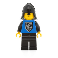 LEGO cas101b - Black Falcon (Black Legs, Black Neck-Protector (Old Style Torso with Rounder Bottomed Shield)