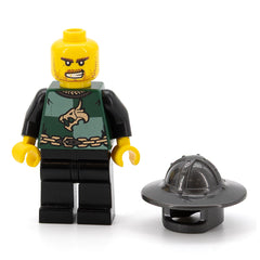 LEGO cas455 - Dragon Knight Quarters (Kingdoms, Helmet with Broad Brim, Bared Teeth)