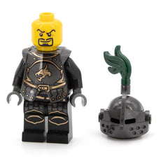 LEGO cas495 - Dragon Knight (Kingdoms, Armor with Chain, Helmet with Visor, Beard)