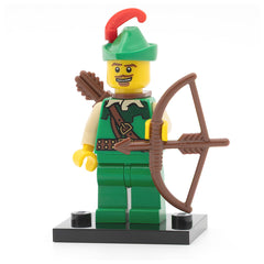 LEGO col01-14 - Forestman, Series 1 (Set mit Stand und Zubehör)