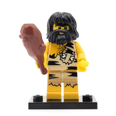 LEGO col01-03 - Caveman, Series 1 (Set mit Stand und Zubehör)