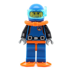 LEGO col015 - Deep Sea Diver, Series 1 (Minifigur ohne Stand und Zubehör)