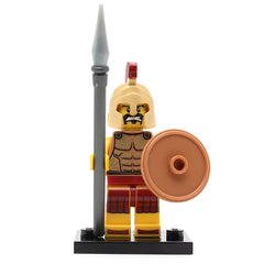 LEGO col02-02 - Spartan Warrior, Series 2 (Set mit Stand und Zubehör)