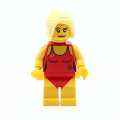 LEGO col024 - Lifeguard, Series 2 (Minifigur ohne Stand und Zubehör)