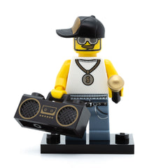 LEGO col03-15 - Rapper, Series 3 (Set mit Stand und Zubehör)
