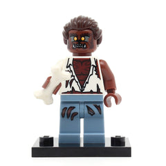LEGO col04-12 - Werewolf, Series 4 (Set mit Stand und Zubehör)