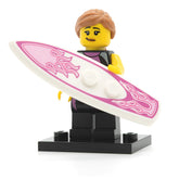 LEGO col04-05 - Surfer Girl, Series 4 (Set mit Stand und Zubehör)