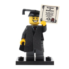LEGO col05-01 - Graduate, Series 5 (Set mit Stand und Zubehör)