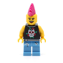 LEGO col052 - Punk Rocker, Series 4 (Minifigur ohne Stand und Zubehör)