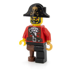 LEGO col127 - Pirate Captain, Series 8 (Minifigur ohne Stand und Zubehör)