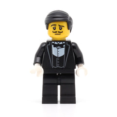 LEGO col129 - Waiter, Series 9 (Minifigure Only without Stand and Accessories)