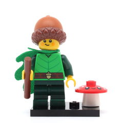 LEGO col22-8 - Forest Elf, Series 22 (Set mit Stand und Zubehör)