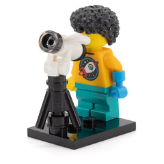 LEGO col27-4 - Astronomer Kid, Series 27 (Set mit Stand und Zuebhör)