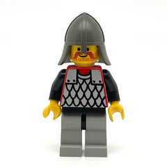 LEGO cas159 - Scale Mail (Red with Black Arms, Light Gray Legs with Black Hips, Dark Gray Neck-Protector)