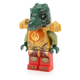 LEGO dim013 - Cragger (Fire Chi, Heavy Armor, Pearl Gold Torso)