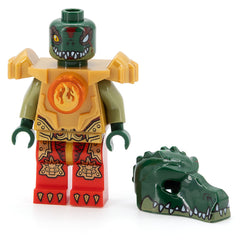 LEGO dim013 - Cragger (Fire Chi, Heavy Armor, Pearl Gold Torso)