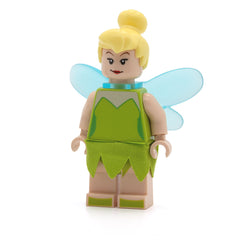 LEGO dis022 - Tinker Bell (Trans-Medium Blue Fairy Wings, Lime Cloth Skirt)