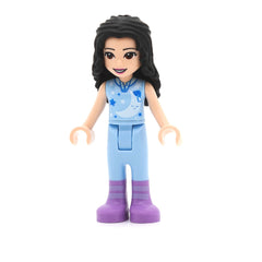 LEGO frnd0399 - Friends Emma (Bright Light Blue Sleepshirt and Trousers, Medium Lavender Boots)