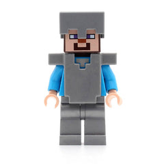 LEGO min053 - Steve (Flat Silver Helmet, Armor and Legs)