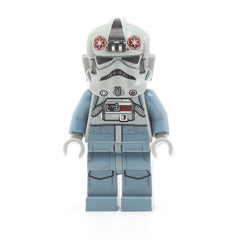 LEGO sw0581 - AT-AT Driver (Dark Red Imperial Logo, Grimacing)