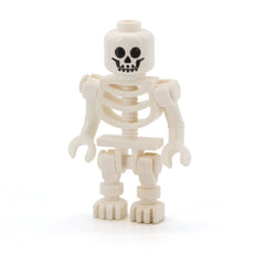 LEGO gen047 - Skeleton - Standard Skull, Bent Arms Vertical Grip