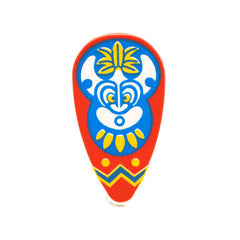 Farbenfrohe LEGO Schilder mit verschiedenen Symbolen und Designs, die kreativ und spielerisch gestaltet sind. Kaufe jetztLEGO 2586px10 - Shield Ovoid (Islanders Mask Pattern, White)