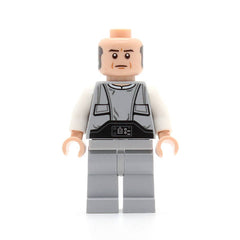LEGO sw0400 - Lobot (Light Flesh Head, Black Eyebrows)