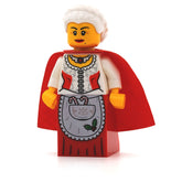 LEGO hol048 - Mrs. Claus (Red Skirt and Cape)