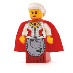 LEGO hol048 - Mrs. Claus (Red Skirt and Cape)