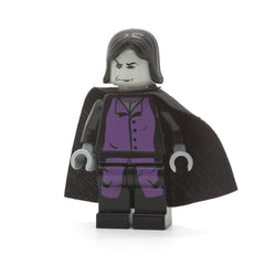 LEGO hp050 - Professor Severus Snape (Prisoner of Azkaban Pattern, Light Bluish Gray Hands)