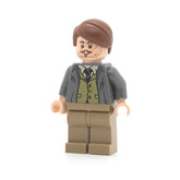 LEGO hp157 - Professor Remus Lupin (Dark Bluish Gray Jacket, Olive Green Vest)